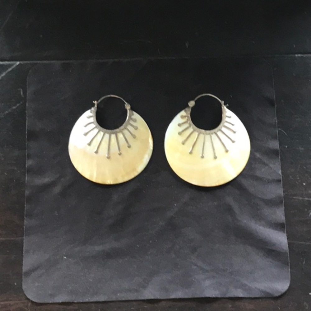 Abalone shell earrings
